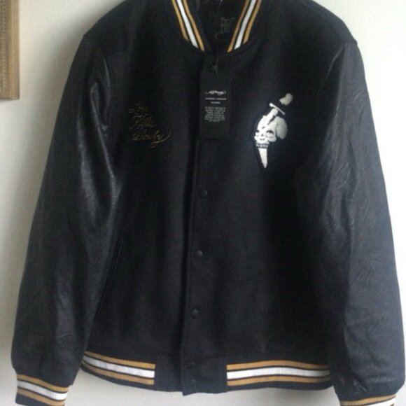 Ed Hardy Varsity Jacket "Love Kills Slowly" - Picture 2 of 5